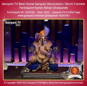 Rohan Ghatpande Home Ganpati Picture