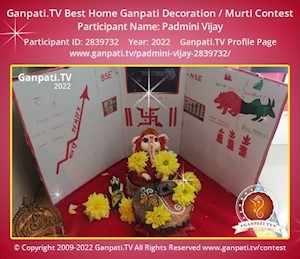 Padmini Vijay Home Ganpati Picture