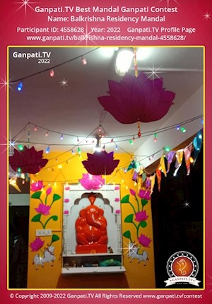 Balkrishna Residency Mandal Ganpati Picture