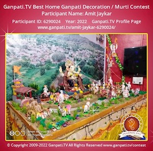 Amit Jaykar Home Ganpati Picture
