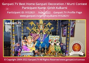 Girish Kulkarni Home Ganpati Picture